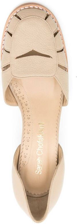 Sarah Chofakian Scarpin Yosemite pumps Beige