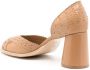 Sarah Chofakian Secret Garden pumps met open neus Bruin - Thumbnail 3