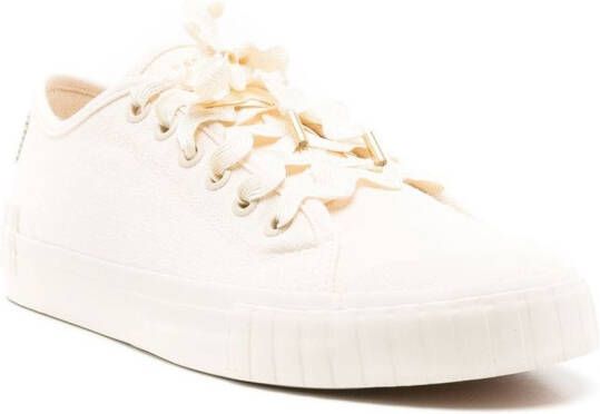 Sarah Chofakian Riva canvas sneakers Beige