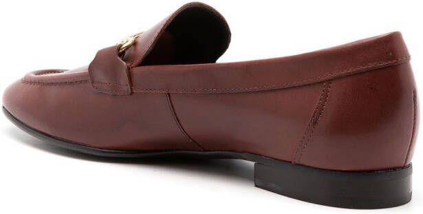 Sarah Chofakian Siena loafers met horsebit Rood