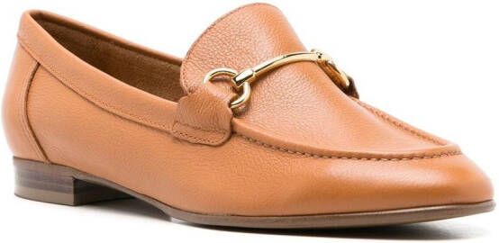 Sarah Chofakian Siena Oxford leren loafers Bruin