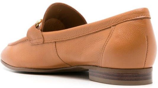 Sarah Chofakian Siena Oxford leren loafers Bruin