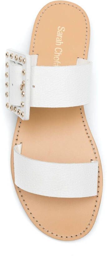 Sarah Chofakian Simon sandalen Wit