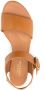 Sarah Chofakian Sta Monica leren sandalen Bruin - Thumbnail 3