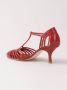 Sarah Chofakian strappy pumps Rood - Thumbnail 3