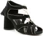 Sarah Chofakian Taylor sandalen met hak Zwart - Thumbnail 2