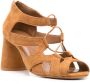 Sarah Chofakian Taylor sandalen met veters Bruin - Thumbnail 2