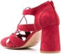 Sarah Chofakian Taylor sandalen met veters Rood - Thumbnail 3