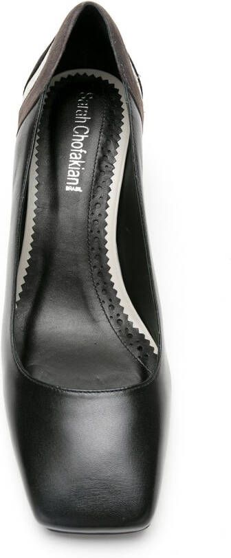 Sarah Chofakian Treasure leren schoenen Zwart