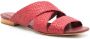 Sarah Chofakian Tristan leren sandalen Rood - Thumbnail 1