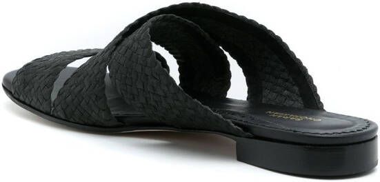 Sarah Chofakian Tristan sandalen met open neus Zwart