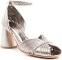 Sarah Chofakian Twiggy metallic sandalen Zilver - Thumbnail 2