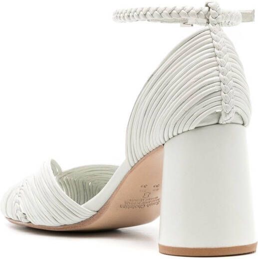 Sarah Chofakian Twiggy sandalen met smalle bandjes Grijs