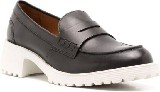 Sarah Chofakian Ully leren loafers Zwart