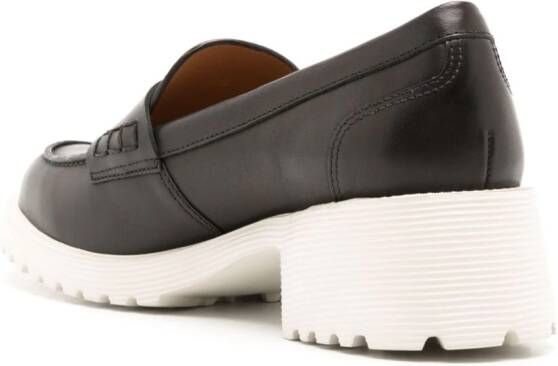 Sarah Chofakian Ully leren loafers Zwart