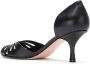 Sarah Chofakian Valencia pumps met open neus Zwart - Thumbnail 3