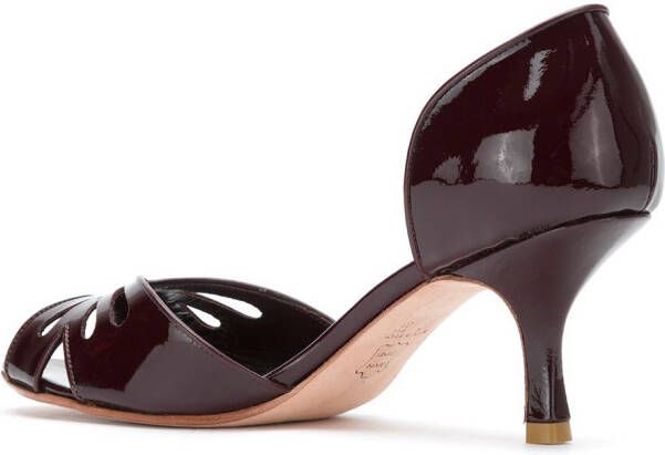 Sarah Chofakian Valencia pumps Rood