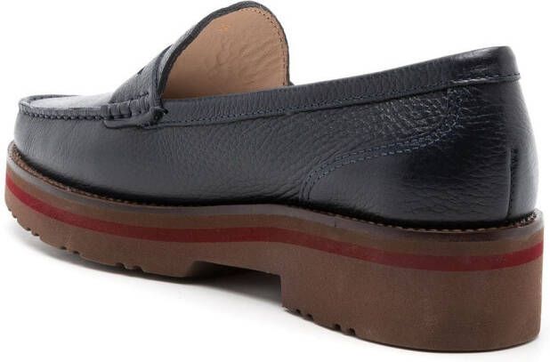 Sarah Chofakian Verona loafers met plateauzool Zwart