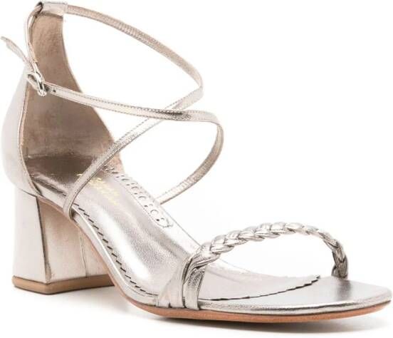 Sarah Chofakian Windsor metallic sandalen