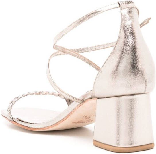 Sarah Chofakian Windsor metallic sandalen