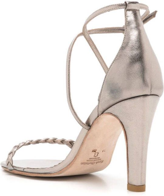 Sarah Chofakian Windsor metallic sandalen