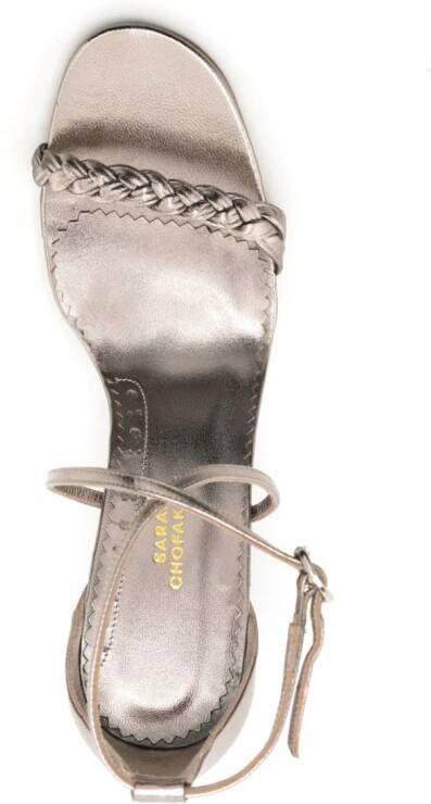 Sarah Chofakian Windsor metallic sandalen