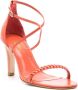 Sarah Chofakian Windsor sandalen met gevlochten bandje Oranje - Thumbnail 2