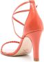 Sarah Chofakian Windsor sandalen met gevlochten bandje Oranje - Thumbnail 3