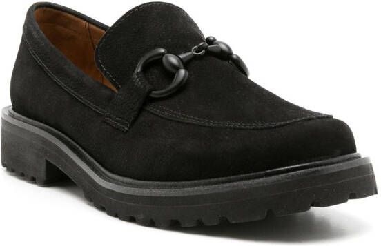Sarah Chofakian Betsy suède loafers Zwart