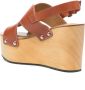 Sartore Toscano sandalen met sleehak Bruin - Thumbnail 3