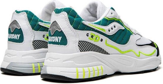 Saucony 3D Grid Hurricane low-top sneakers Wit