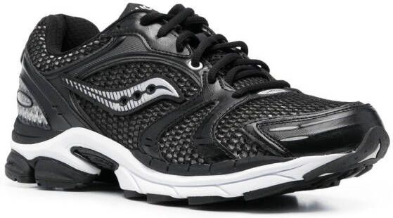 Saucony Sneakers met mesh vlak Zwart