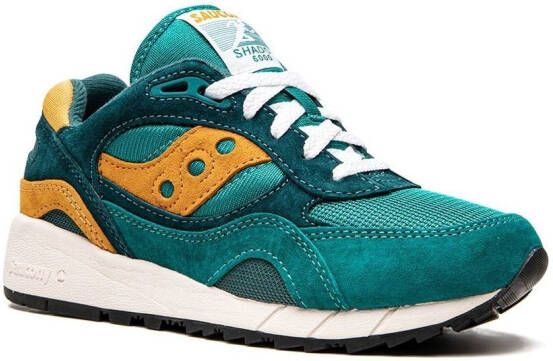 Saucony Shadow 6000 low-top sneakers Groen