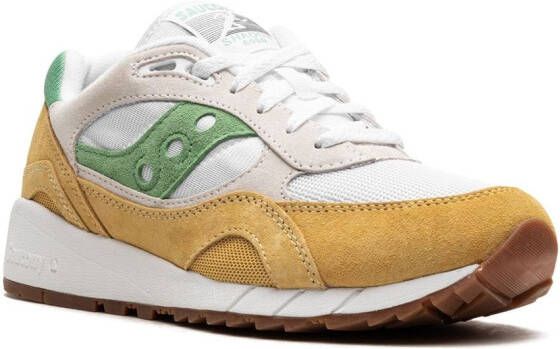 Saucony "Shadow 6000 White Yellow Green sneakers" Wit