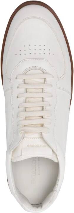 Scarosso Leren sneakers Wit