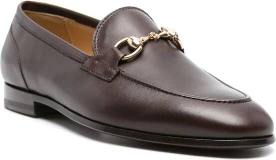 Scarosso Alessandra leren loafers Bruin