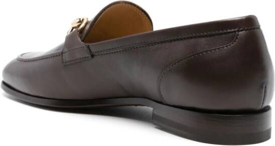 Scarosso Alessandra leren loafers Bruin