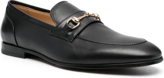 Scarosso Alessandro leren loafers Zwart