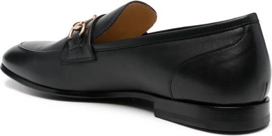 Scarosso Alessandro leren loafers Zwart