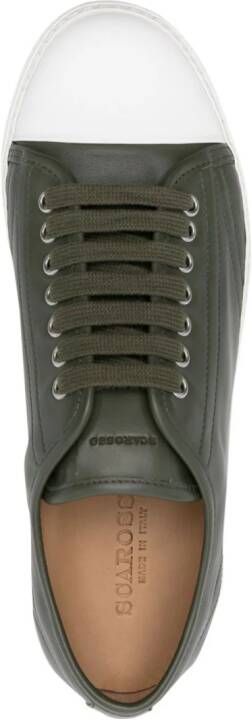 Scarosso Ambrogio leren sneakers Groen