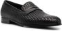 Scarosso Andrea geweven loafers Zwart - Thumbnail 2