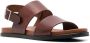 Scarosso Antonio slingback leren sandalen Bruin - Thumbnail 2