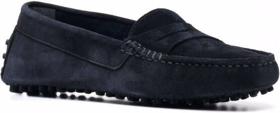 Scarosso Ashley suède loafers Blauw