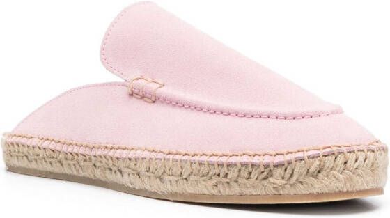 Scarosso Suède espadrilles Roze