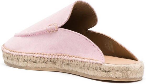 Scarosso Suède espadrilles Roze