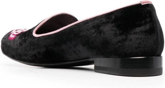 Scarosso Brian Atwood Lady Nolita slippers Zwart