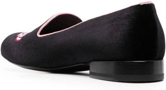 Scarosso Brian Atwood Nolita slippers Zwart