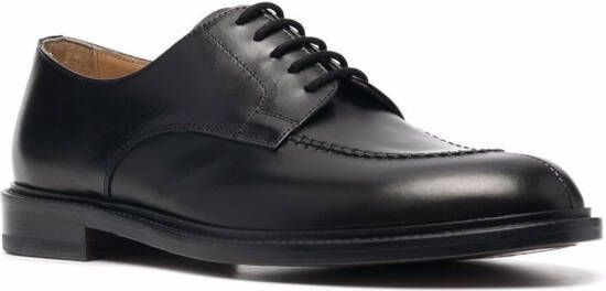 Scarosso Chuck leren derby schoenen Zwart