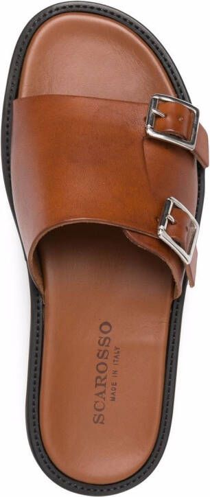 Scarosso Constantino sandalen met gesp Bruin