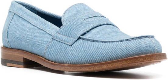 Scarosso Denim loafers Blauw
